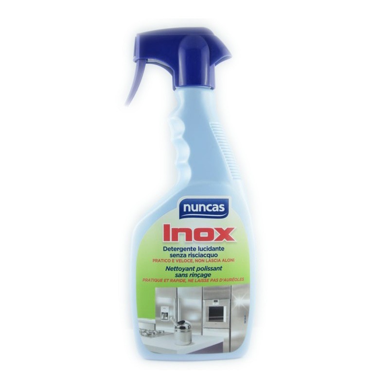 8001704123554 Nuncas Inox Detergente Lucidante Spray 500ml