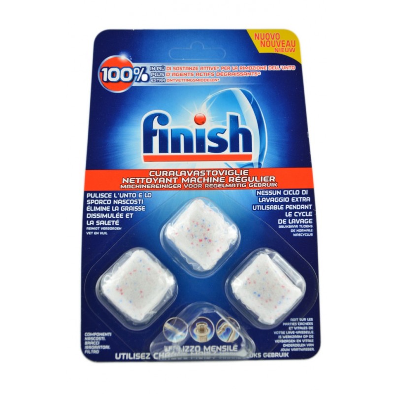 Finish Cura Lavastoviglie Mensile 3pz