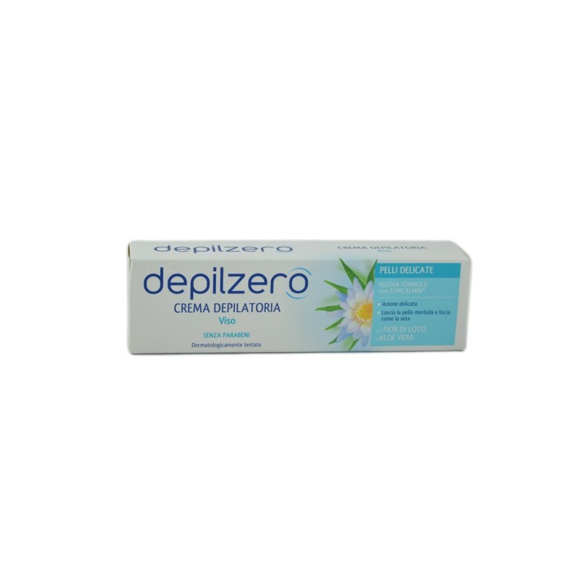 Depilzero Crema Depilatoria Viso Pelli Delicate 50ml