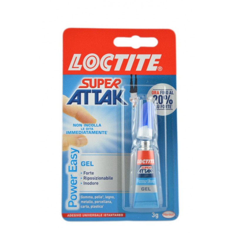 COLLA LOCTITE SUPER ATTAK POWER EASY ADESIVO 3GR